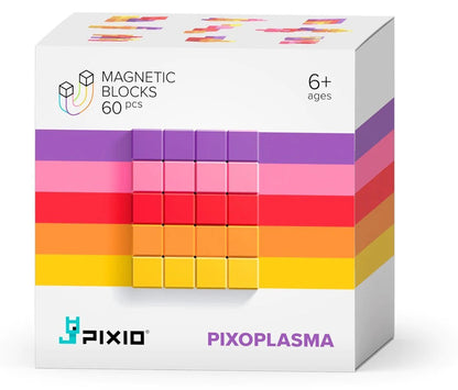 Ukidz PIXIO Abstract Series PIXOPLASMA - 60 Magnetic Blocks in 5 Colors