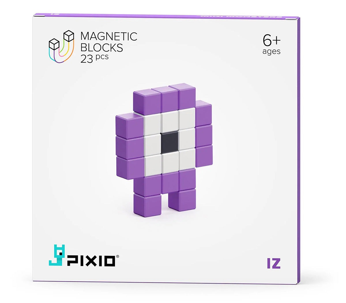 Ukidz PIXIO Mini Monster Iz - 23 Magnetic Blocks in 3 Colors