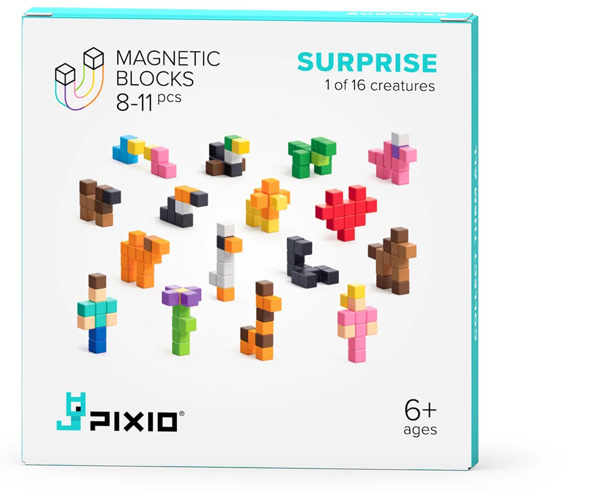 Ukidz PIXIO Surprise Creatures - up to 11 Magnetic Blocks