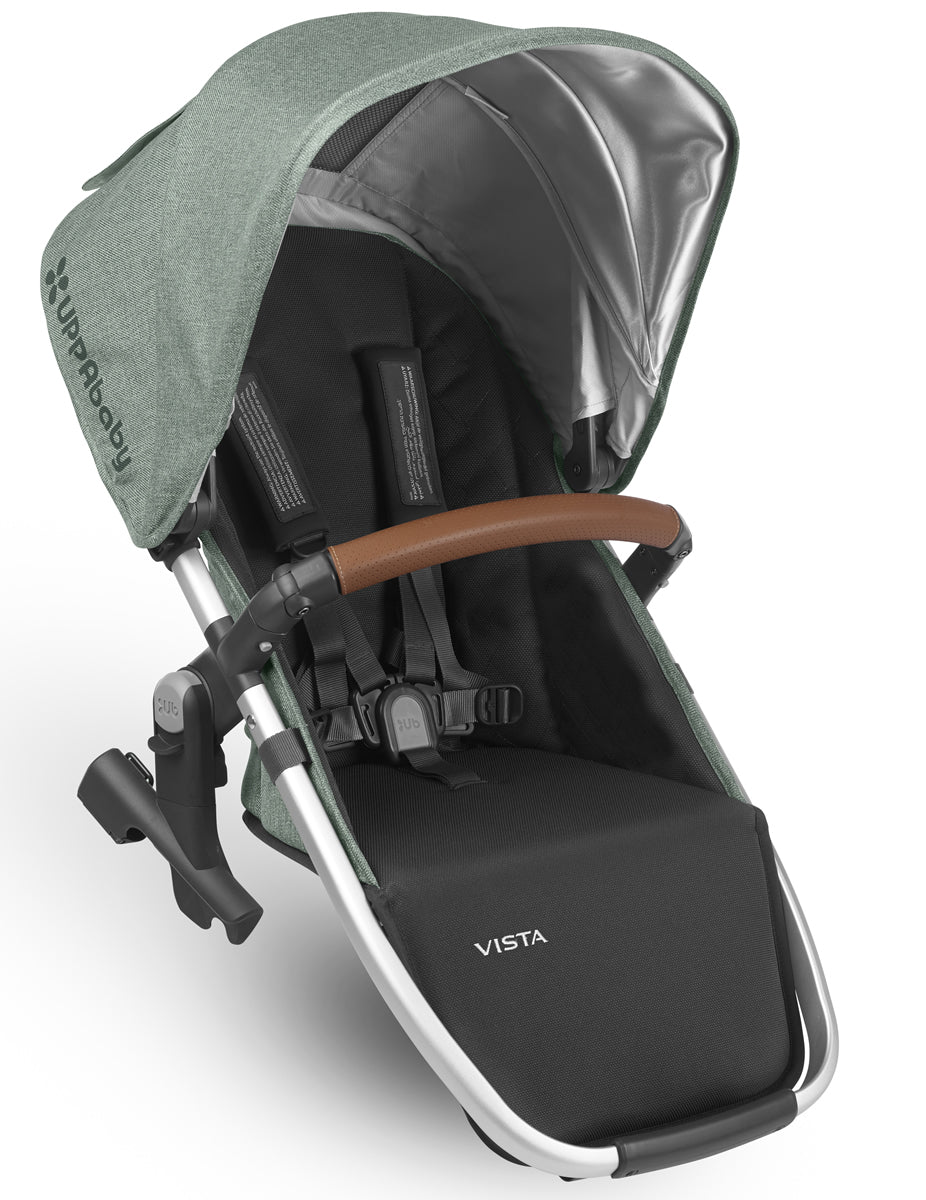 UPPAbaby 2018 / 2019 VISTA RumbleSeat - Emmett (Green Melange/Silver/Saddle Leather)