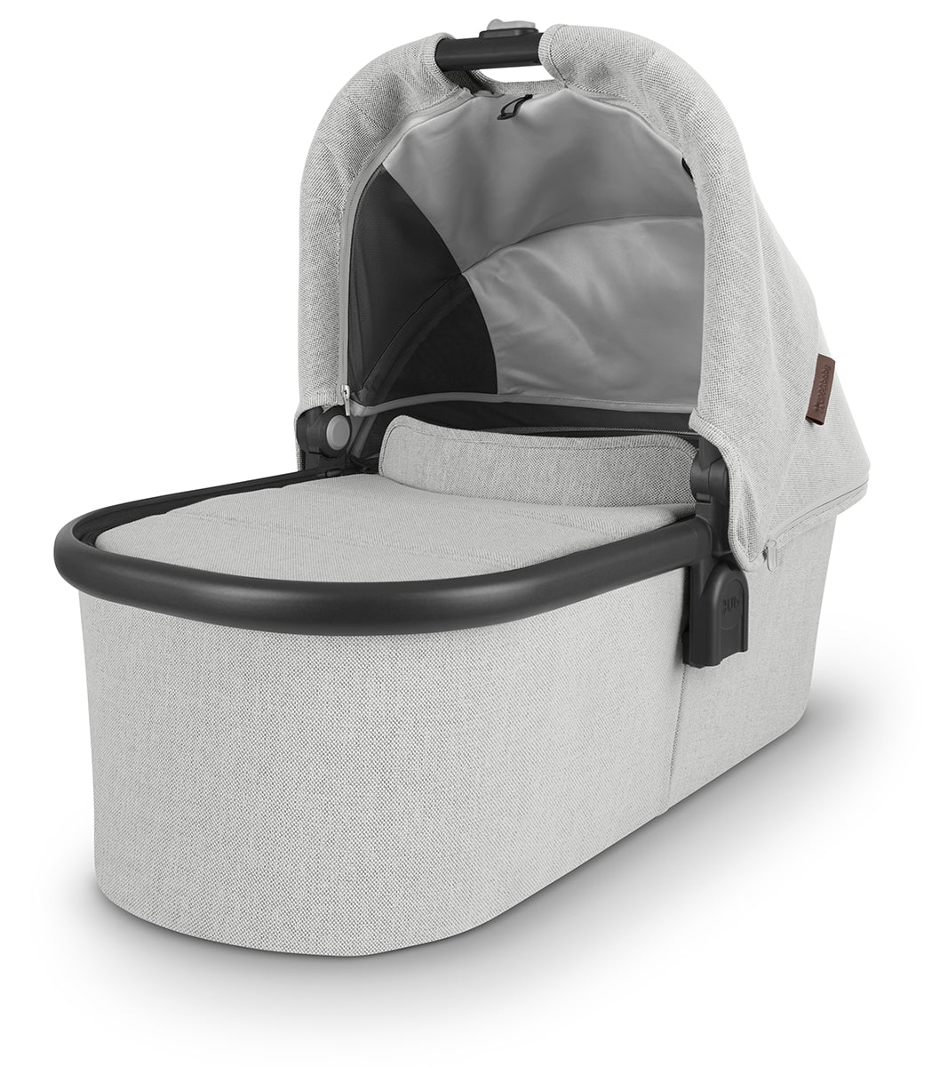 UPPAbaby Bassinet - Anthony (White and Grey Chenille / Carbon)