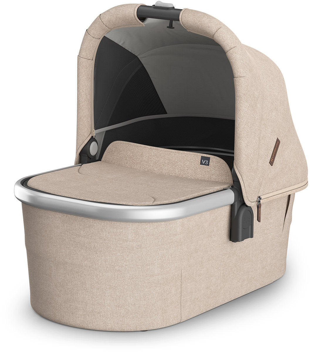 UPPAbaby Bassinet V3 - Declan (Oat Melange / Silver Frame)