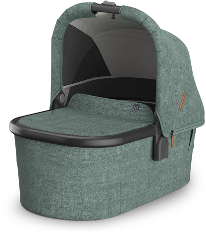 UPPAbaby Bassinet V3 - Gwen (Green Melange / Carbon Frame)