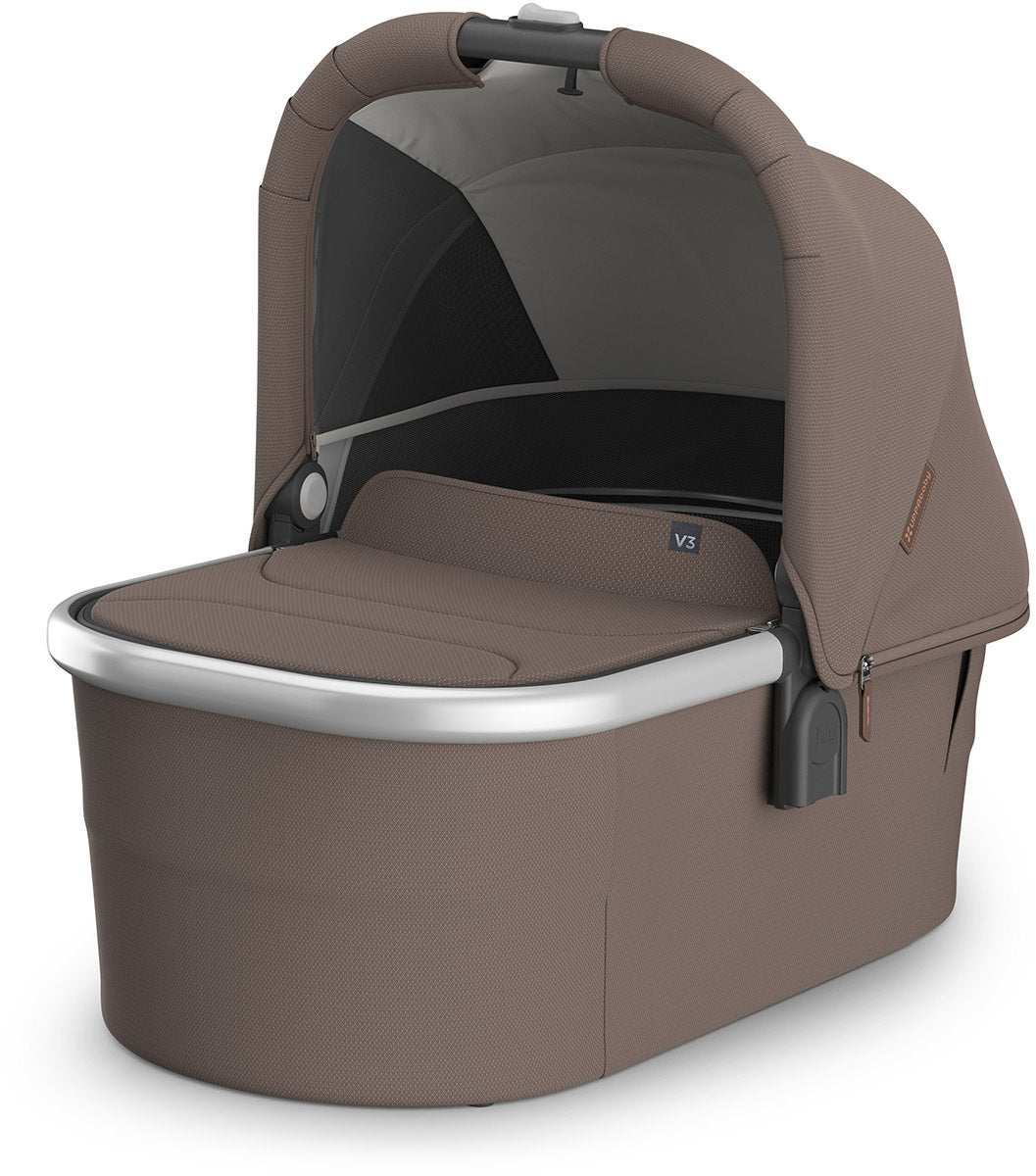 UPPAbaby Bassinet V3 - Theo (Dark Taupe / Silver Frame)