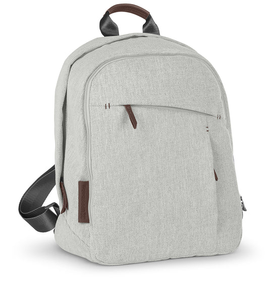 UPPAbaby Changing Backpack - Anthony (White and Grey Chenille / Chestnut Leather)