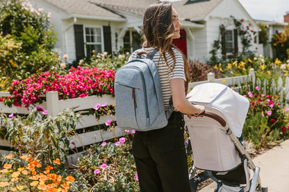 UPPAbaby Changing Backpack Diaper Bag - Gregory (Blue Melange)