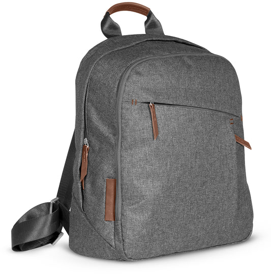 UPPAbaby Changing Backpack - Greyson (Charcoal Melange/Saddle Leather)