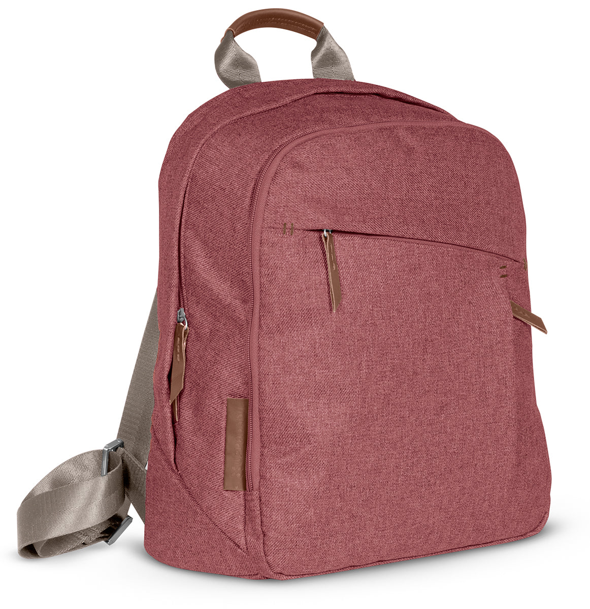 UPPAbaby Changing Backpack - Lucy (Rosewood Melange / Saddle Leather)