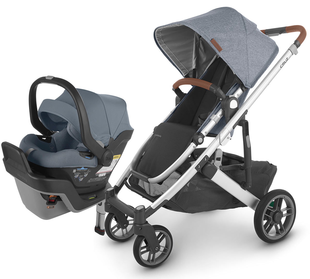 UPPAbaby CRUZ V2 + MESA MAX Travel System Bundle - Gregory / Gregory