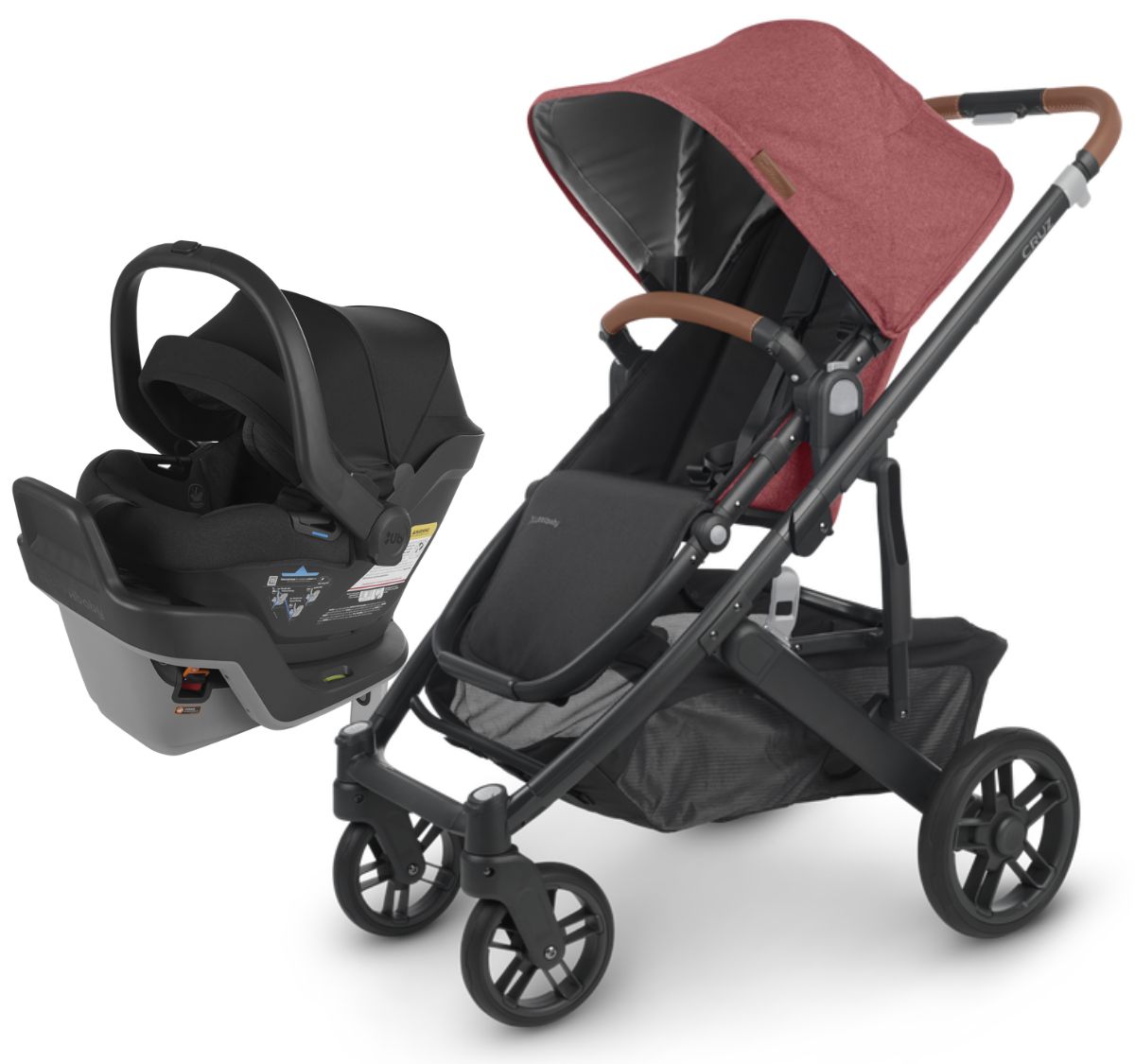 UPPAbaby CRUZ V2 + MESA MAX Travel System Bundle - Lucy / Jake