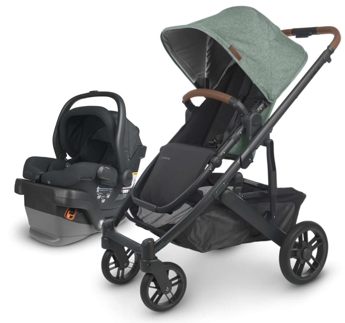 UPPAbaby CRUZ V2 + MESA V2 Travel System Bundle - Gwen / Jake