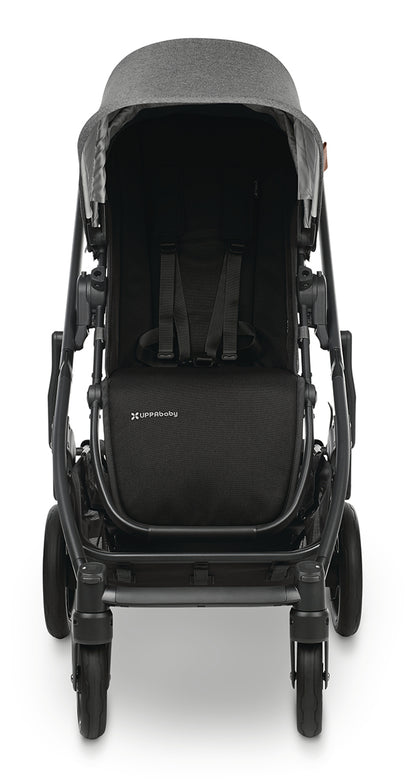 UPPAbaby CRUZ V2 Stroller - Greyson (Charcoal Melange/Carbon/Saddle Leather)