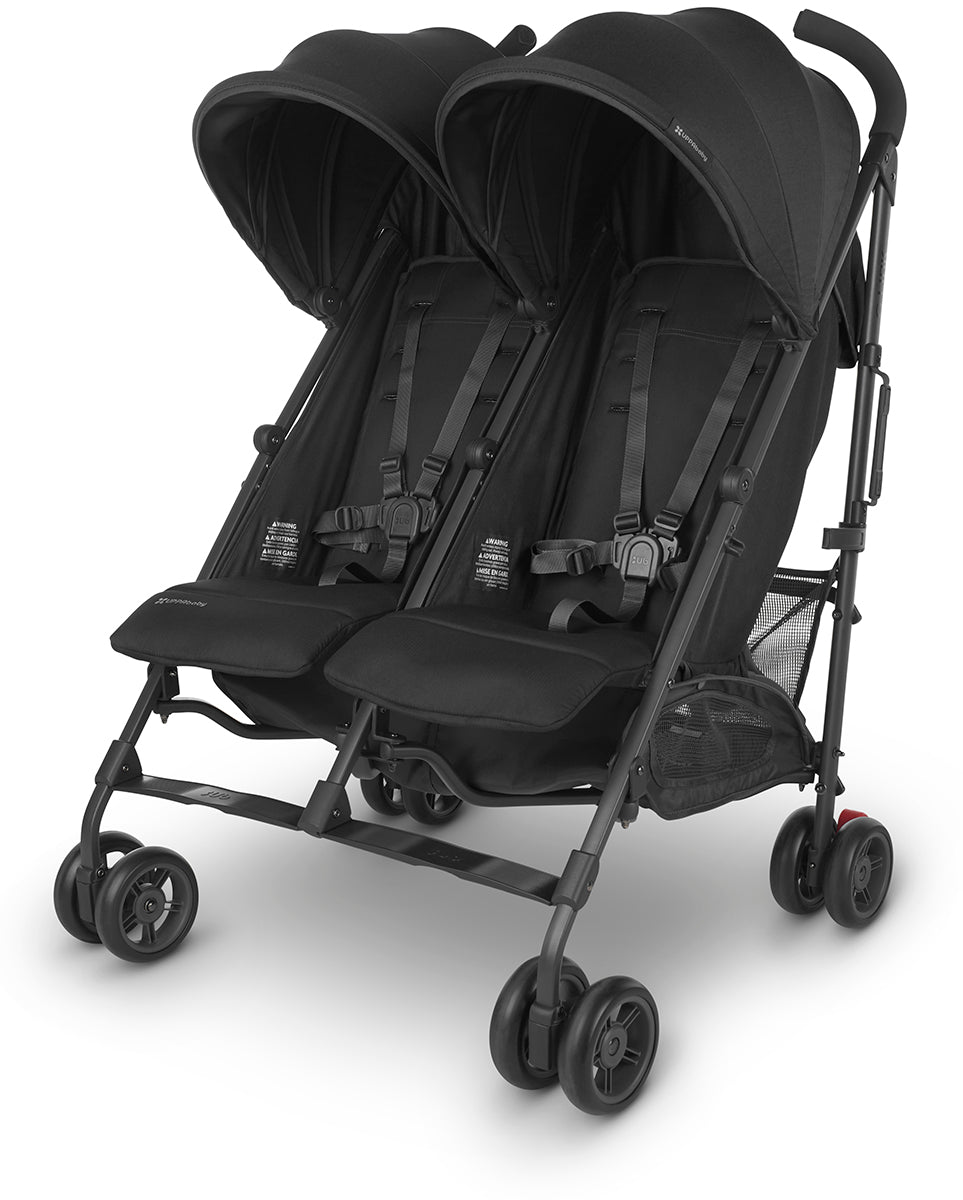 UPPAbaby G-LINK V2 Side by Side Double Stroller - Jake (Charcoal / Carbon)