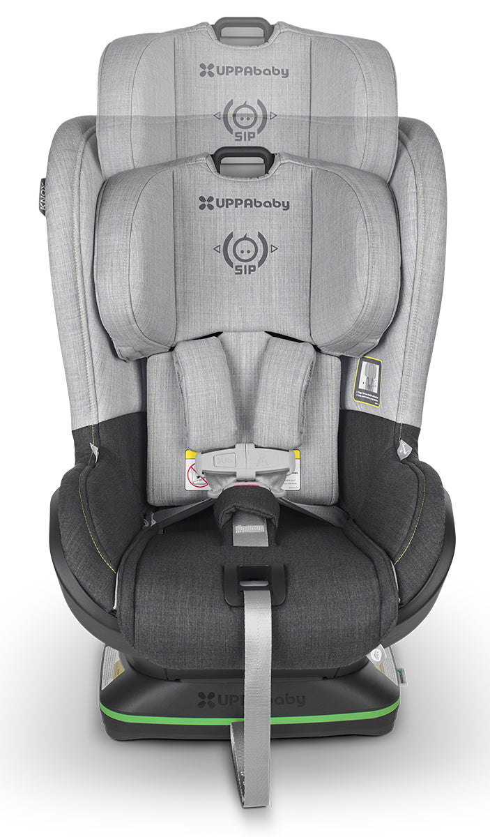 UPPAbaby KNOX Convertible Car Seat - Jordan (Charcoal Melange Wool with Citron Accent)