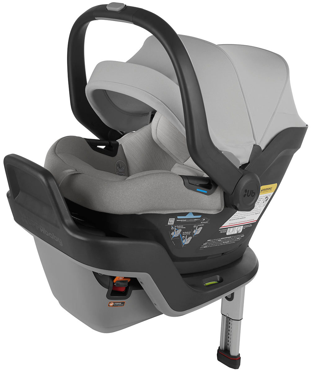 UPPAbaby MESA MAX Infant Car Seat with Load Leg and Anti-Rebound Bar - Anthony (White Grey Marl)