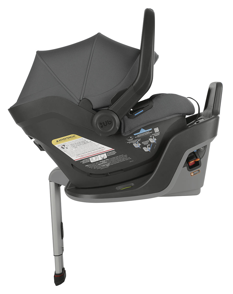 UPPAbaby MESA MAX Infant Car Seat with Load Leg and Anti-Rebound Bar - Greyson (Charcoal Melange / Merino Wool)