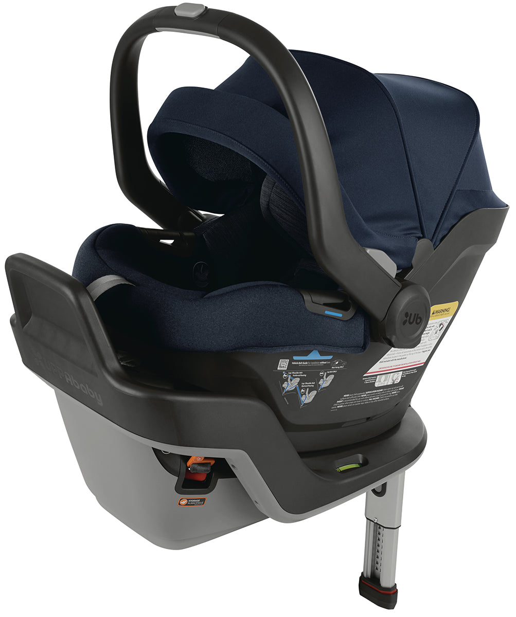 UPPAbaby MESA MAX Infant Car Seat with Load Leg and Anti-Rebound Bar - Noa (Navy Melange)