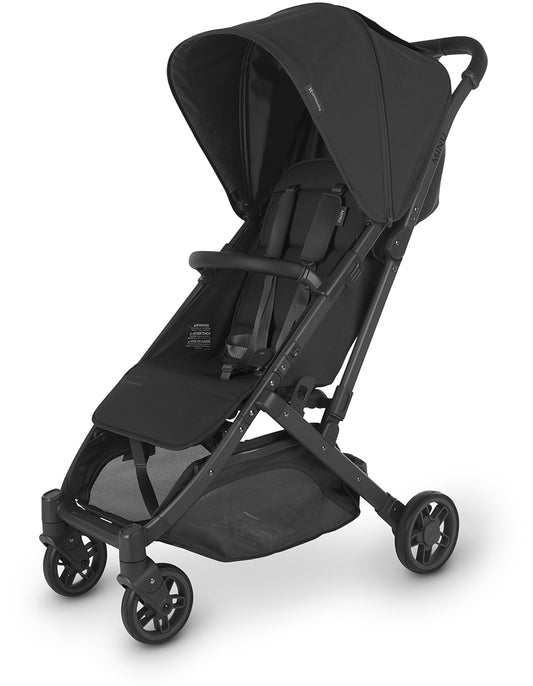 UPPAbaby MINU V2 Compact Stroller - Jake (Charcoal / Carbon / Black Leather)