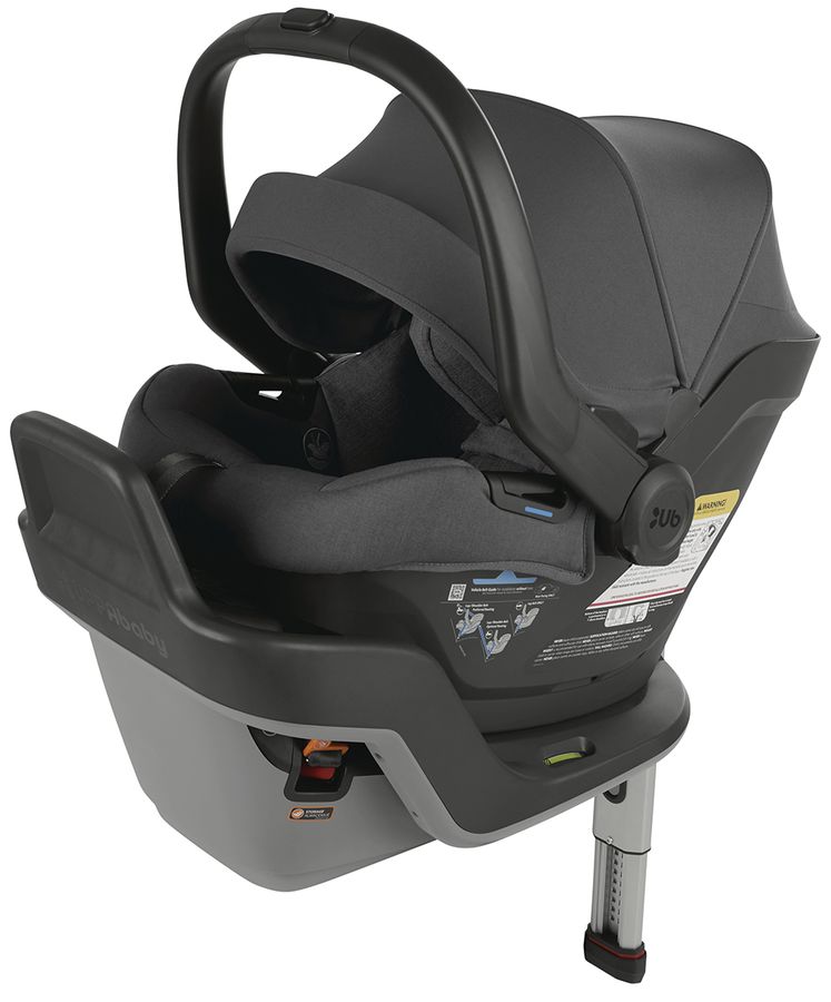 UPPAbaby OPEN BOX MESA MAX Infant Car Seat with Load Leg and Anti-Rebound Bar - Greyson (Charcoal Melange / Merino Wool)