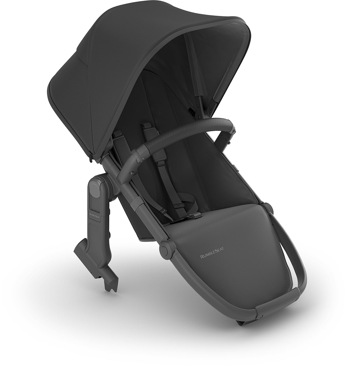 UPPAbaby RumbleSeat V2+ - Jake (Charcoal / Carbon Frame / Black Leather)