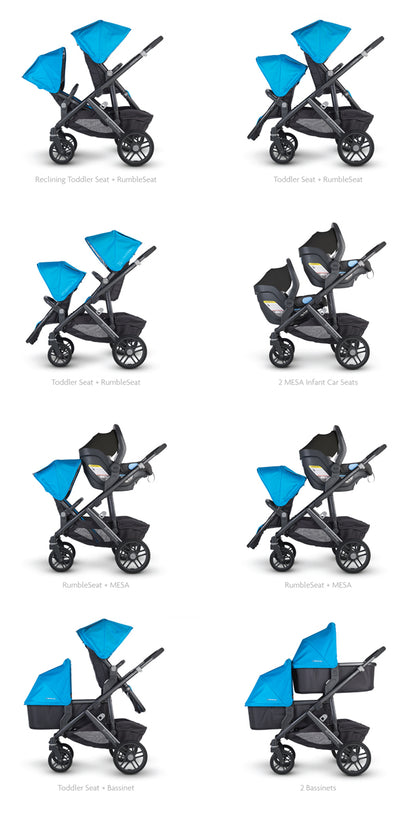 UPPAbaby 2015 VISTA Stroller - Maya (Marigold/Carbon) OPEN BOX RETURN