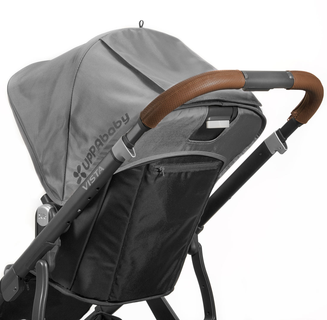 UPPAbaby VISTA Leather Handlebar Covers - Saddle