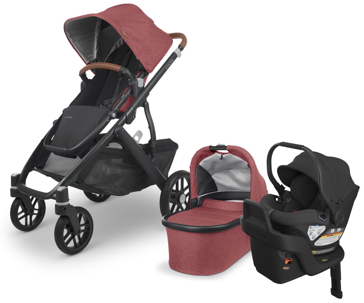 UPPAbaby VISTA V2 + Aria Travel System Bundle - Lucy / Jake