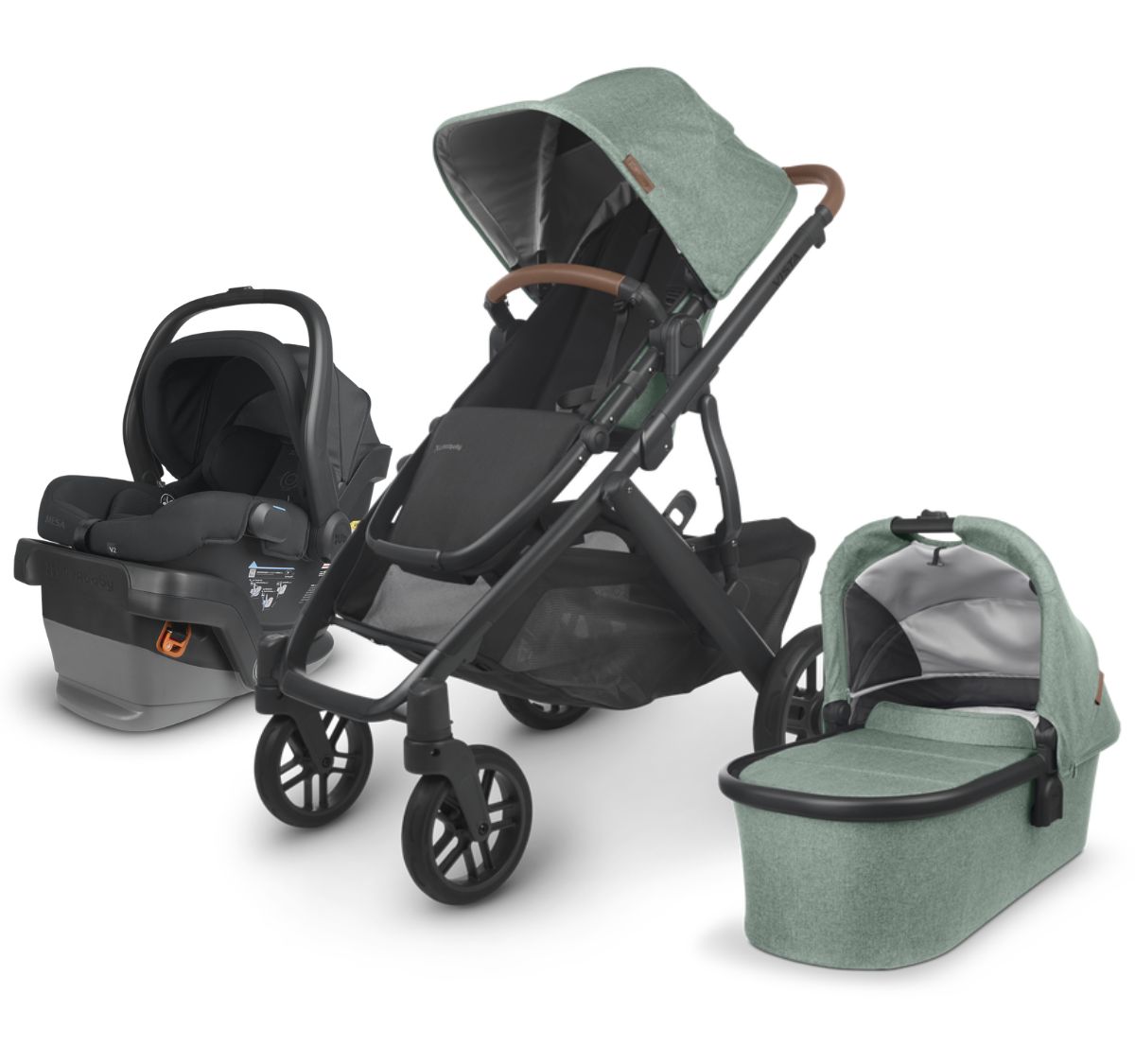 UPPAbaby VISTA V2 + MESA V2 Travel System Bundle - Gwen / Jake