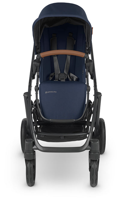 UPPAbaby VISTA V2 Single-to-Double Stroller - Noa (Navy/Carbon/Saddle Leather)