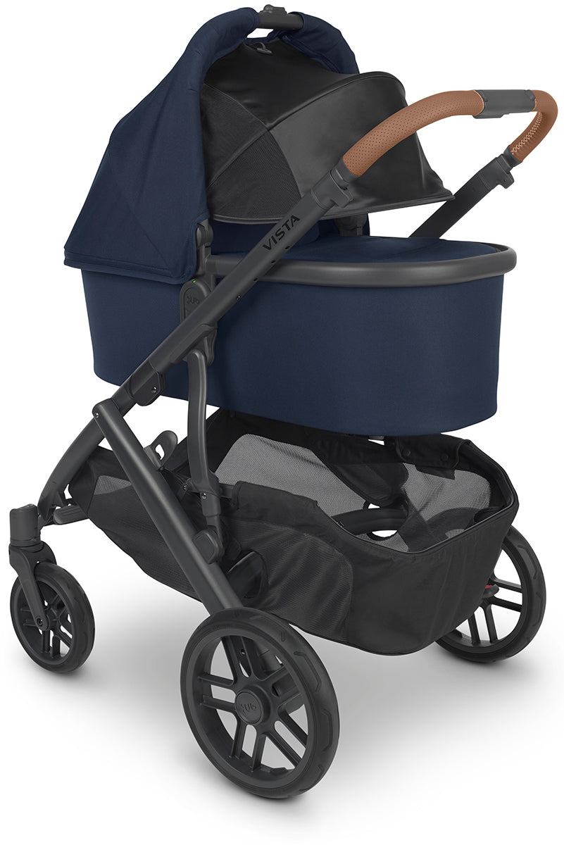 UPPAbaby VISTA V2 Single-to-Double Stroller - Noa (Navy/Carbon/Saddle Leather)