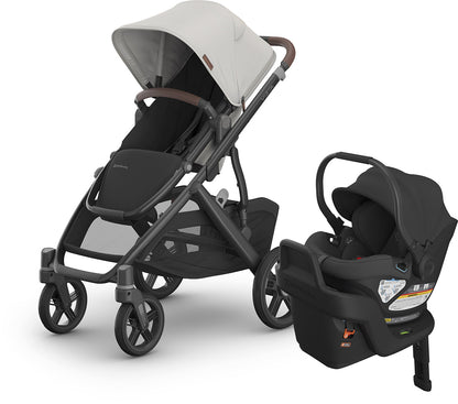 UPPAbaby Vista V3 + Aria Travel System Bundle - Savannah / Jake