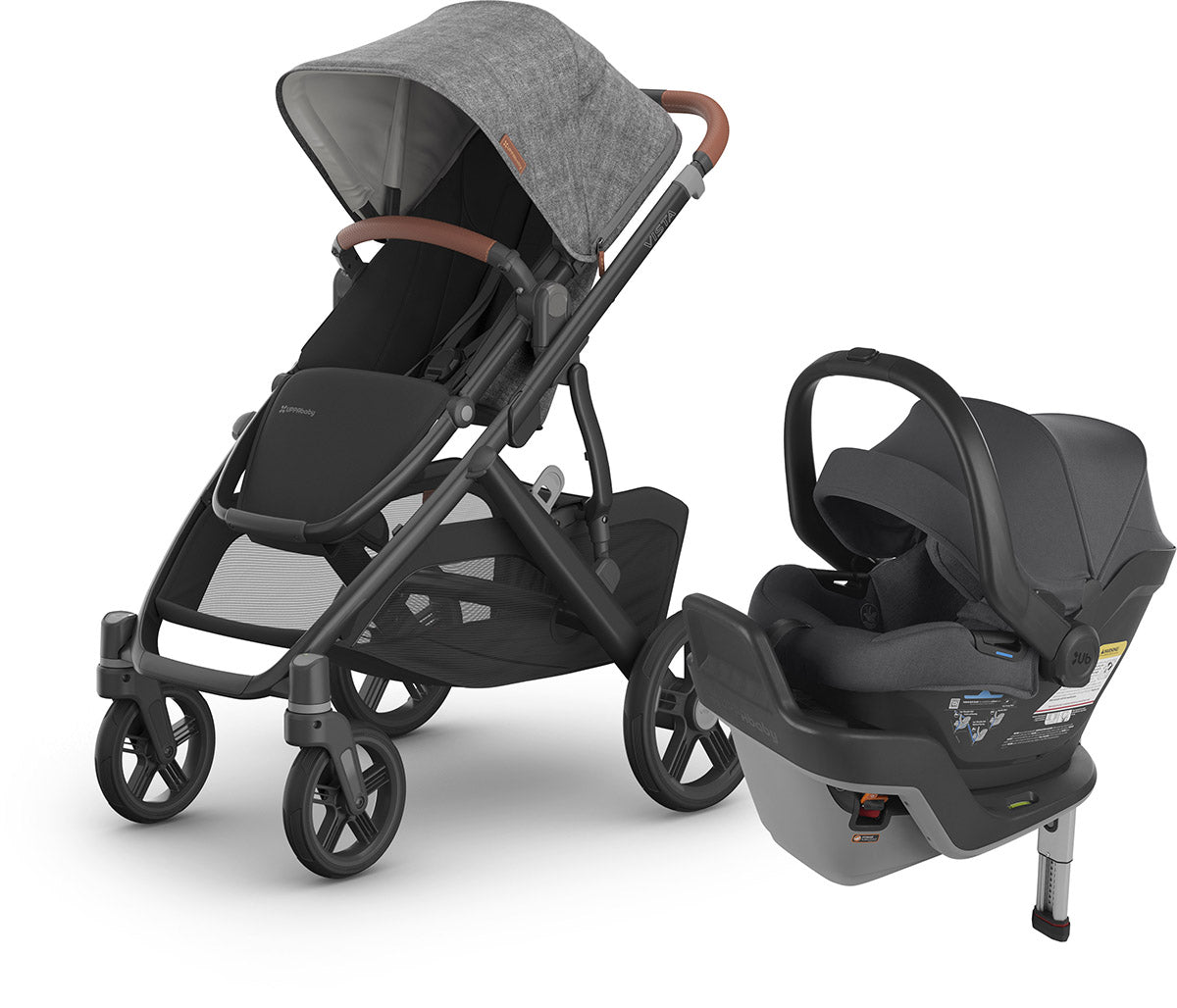 UPPAbaby Vista V3 + MESA MAX Travel System Bundle - Greyson / Greyson