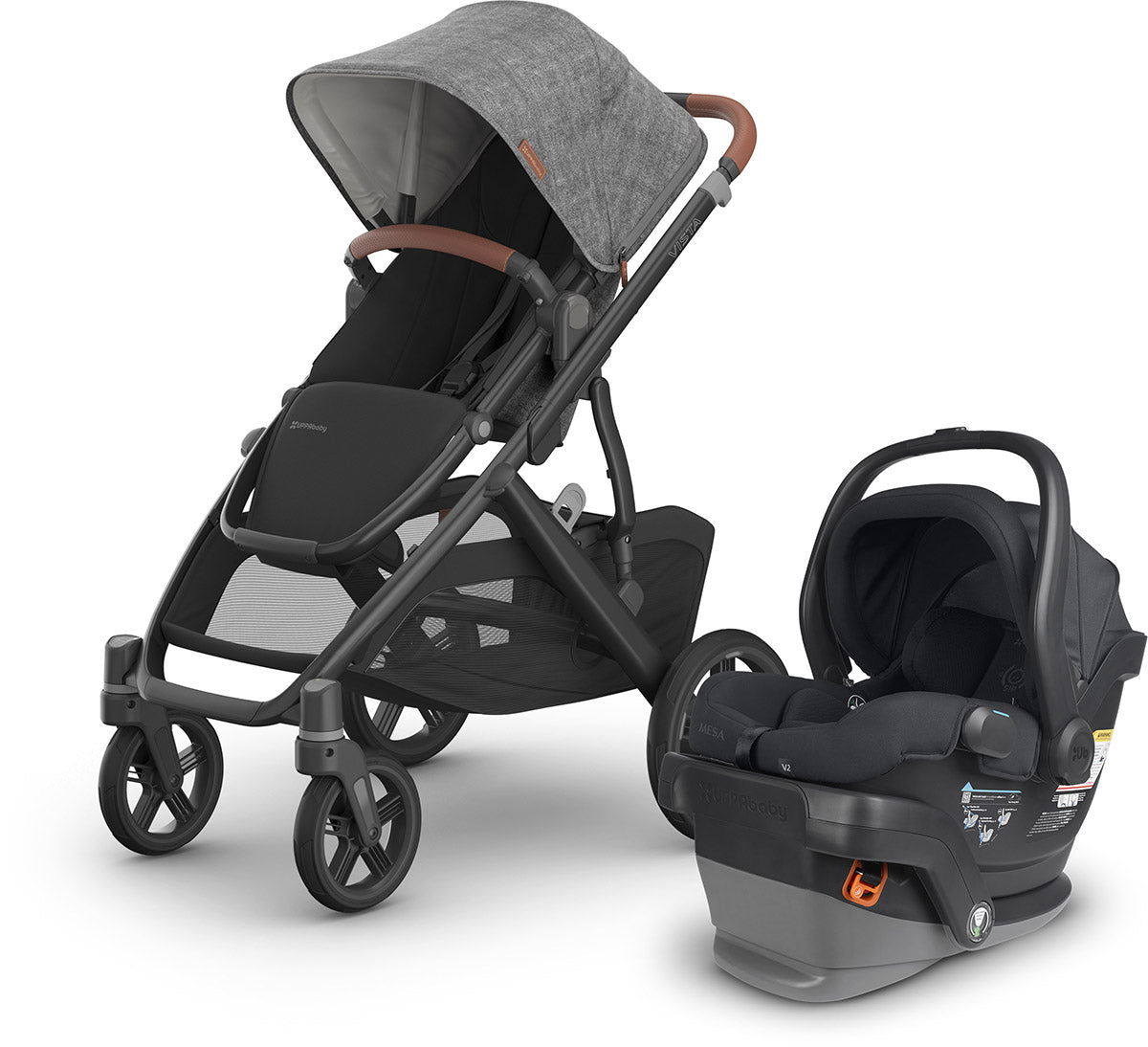 UPPAbaby Vista V3 + MESA V2 Travel System Bundle - Greyson / Jake