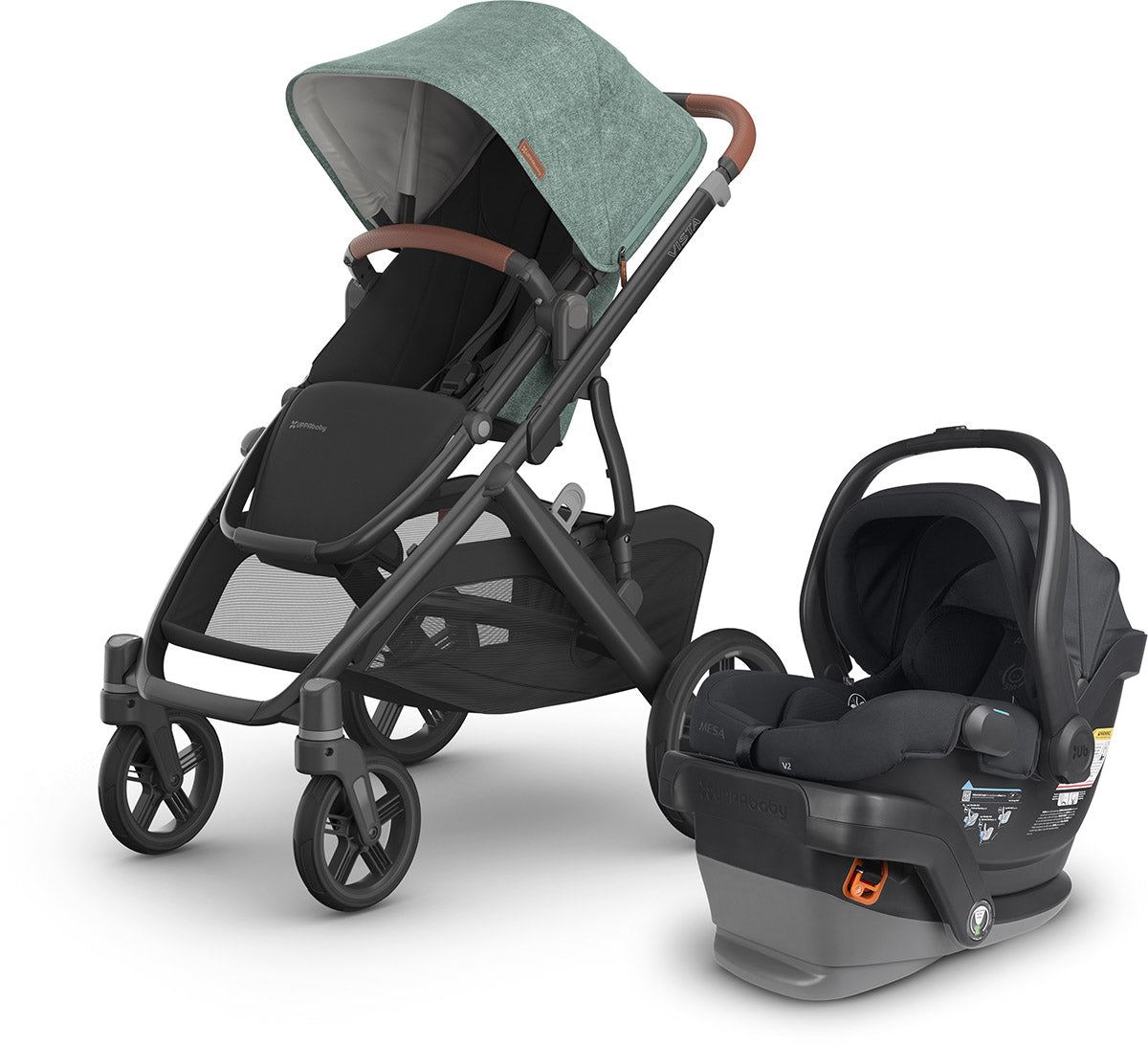 UPPAbaby Vista V3 + MESA V2 Travel System Bundle - Gwen / Jake