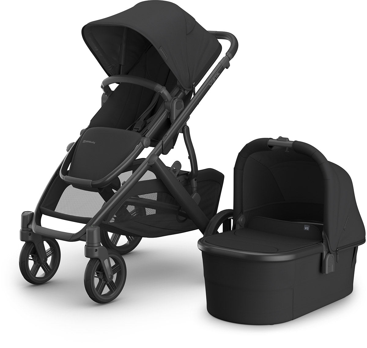 UPPAbaby Vista V3 Stroller + Bassinet V3 Bundle - Jake