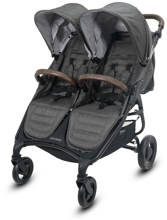 Valco OPEN BOX Snap Duo Trend Side by Side Double Stroller - Charcoal