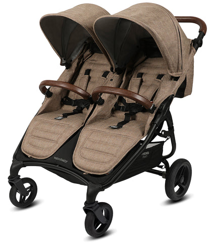 Valco Snap Duo Trend Side by Side Double Stroller - Cappuccino (Albee Exclusive)