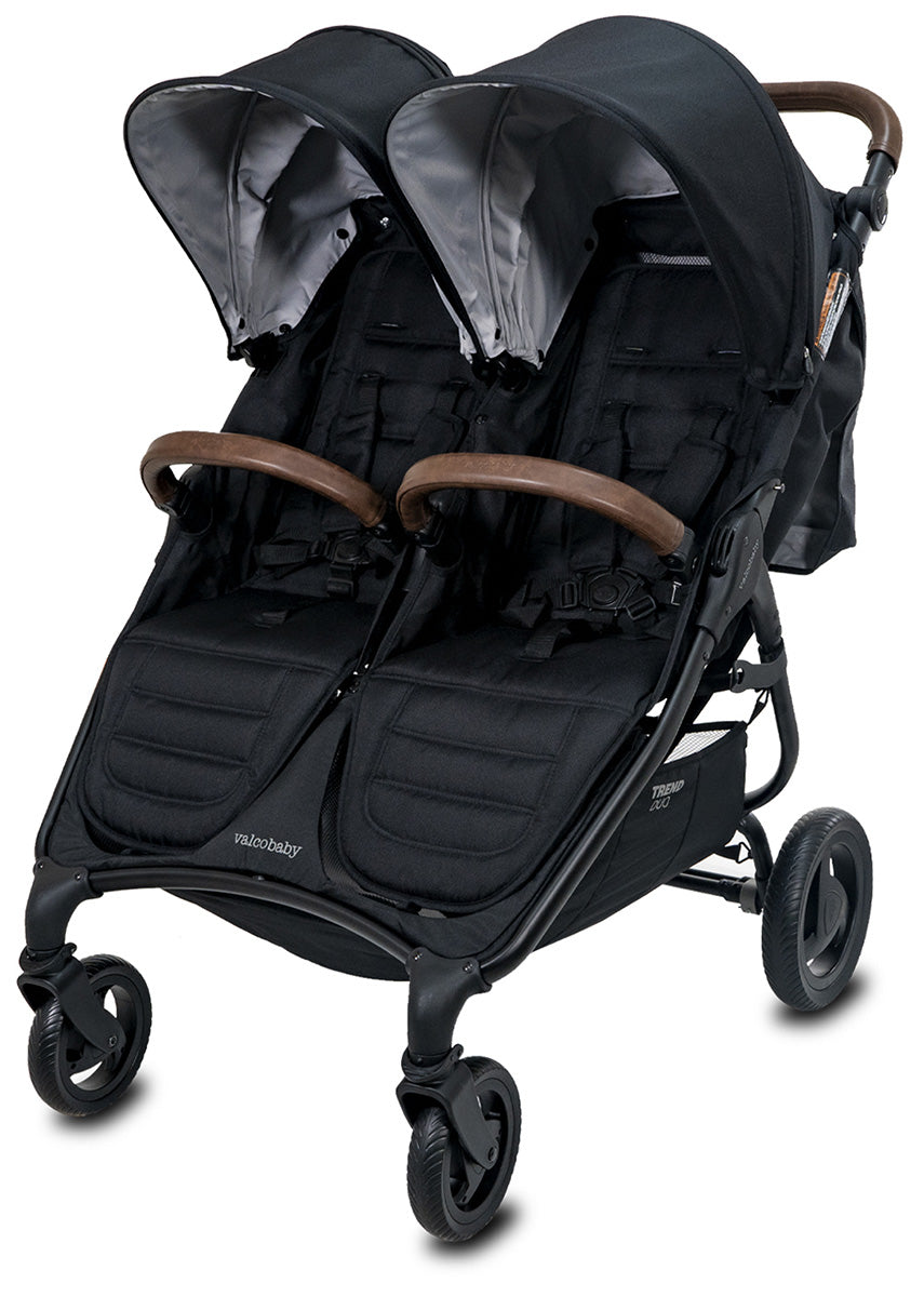 Valco Snap Duo Trend Side by Side Double Stroller - Black