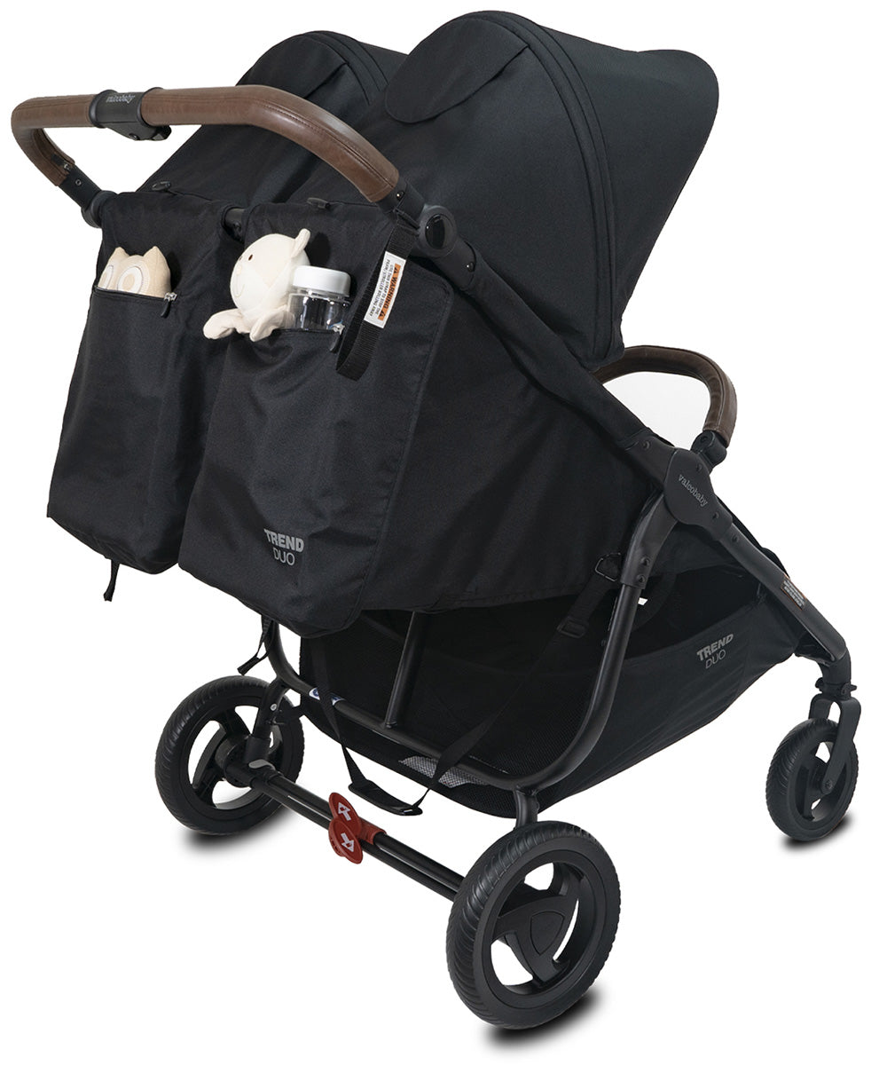 Valco Snap Duo Trend Side by Side Double Stroller - Black