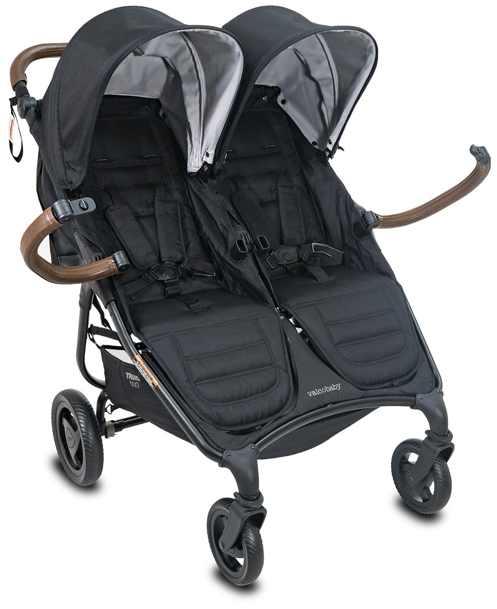 Valco Snap Duo Trend Side by Side Double Stroller - Black