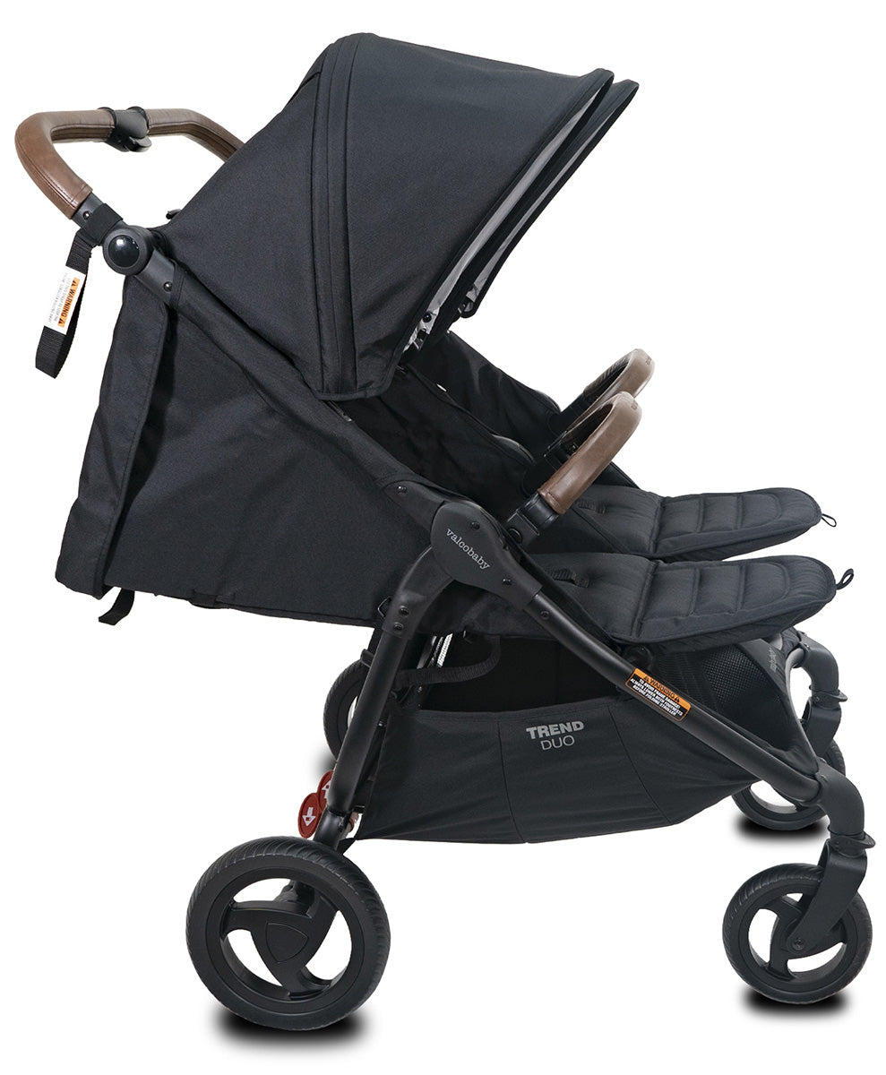 Valco Snap Duo Trend Side by Side Double Stroller - Black