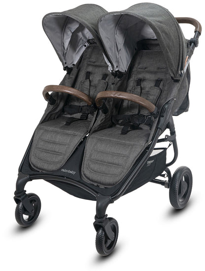 Valco Snap Duo Trend Side by Side Double Stroller - Charcoal