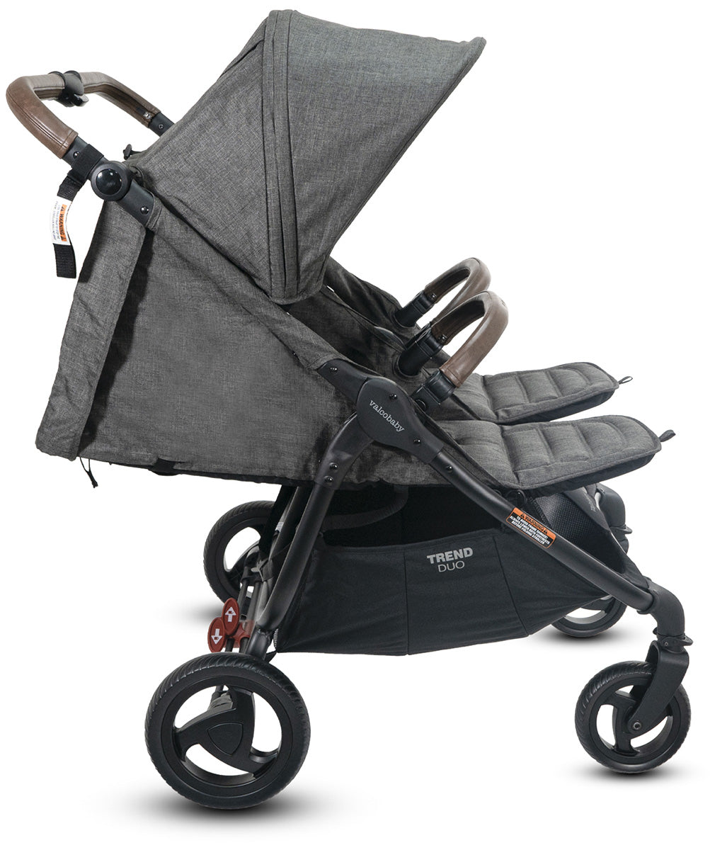 Valco Snap Duo Trend Side by Side Double Stroller - Charcoal