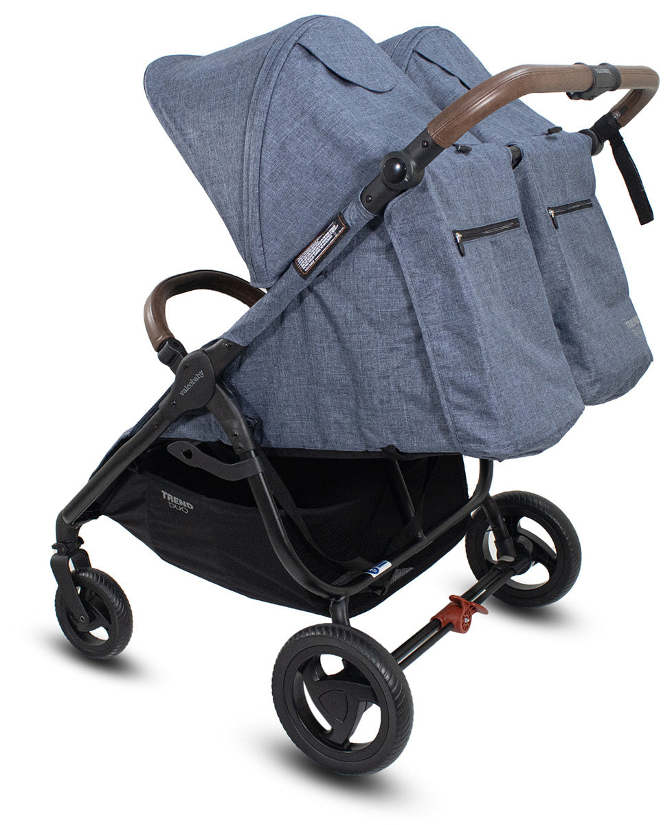 Valco Snap Duo Trend Side by Side Double Stroller - Denim