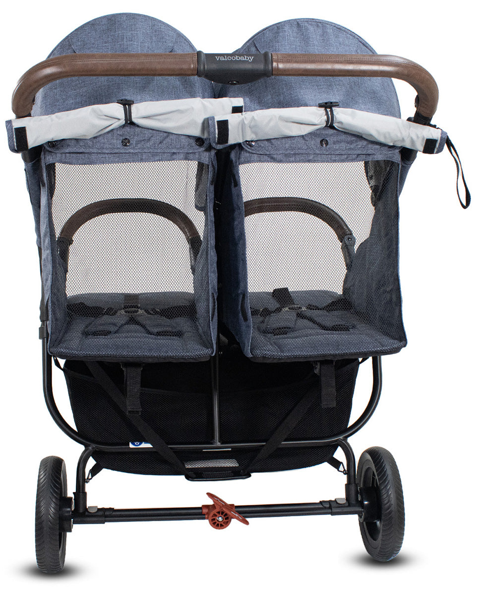 Valco Snap Duo Trend Side by Side Double Stroller - Denim