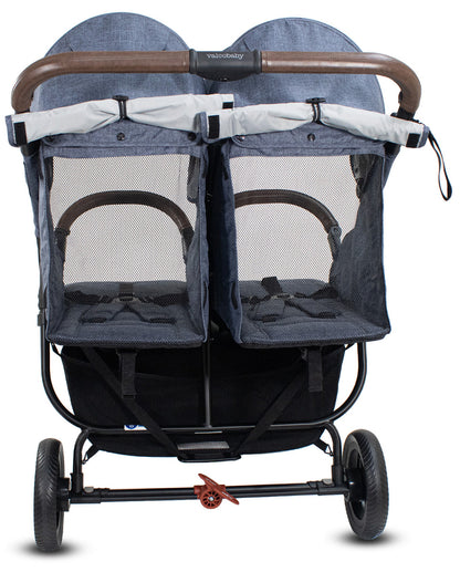 Valco Snap Duo Trend Side by Side Double Stroller - Denim