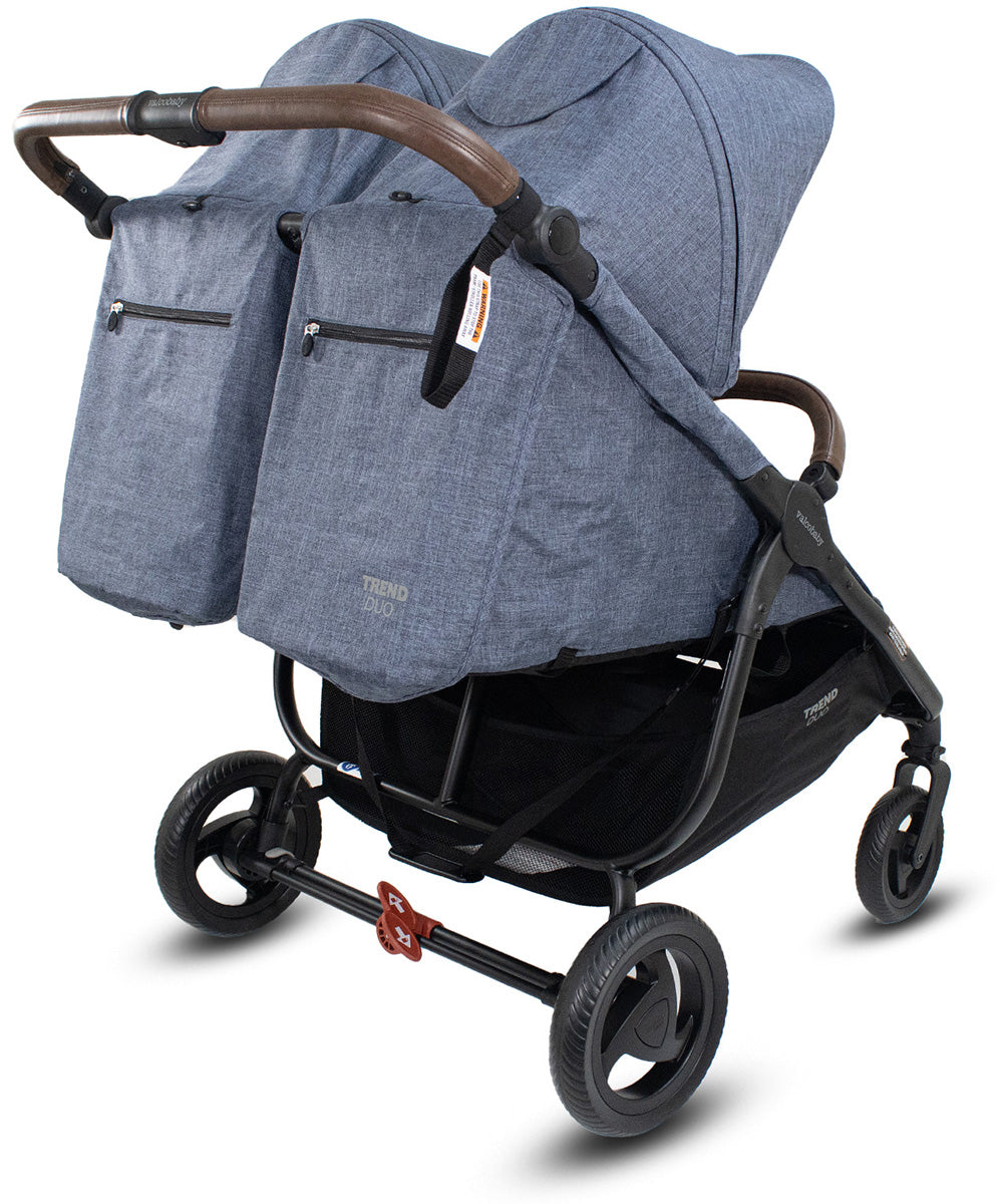 Valco Snap Duo Trend Side by Side Double Stroller - Denim