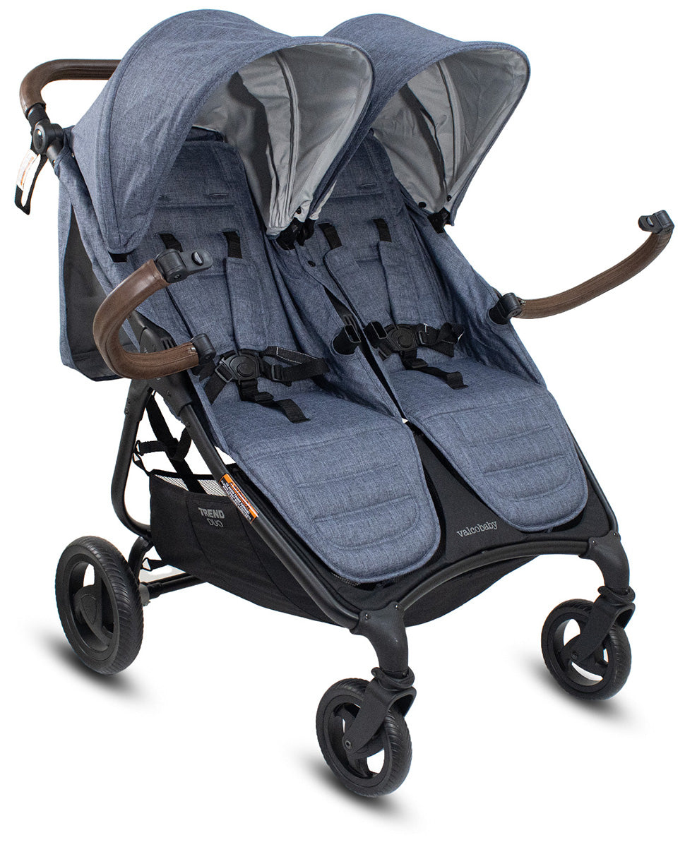 Valco Snap Duo Trend Side by Side Double Stroller - Denim