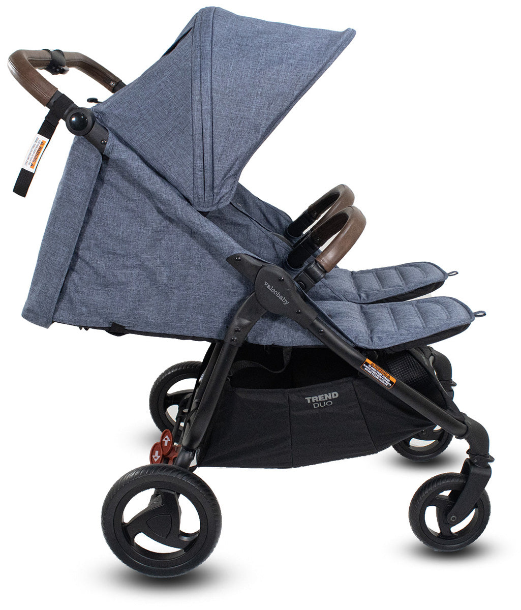 Valco Snap Duo Trend Side by Side Double Stroller - Denim