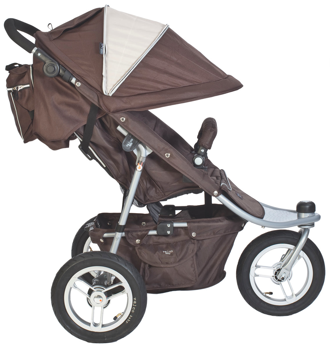 Valco Trimode EX Single Jogging Stroller Hot Chocolate